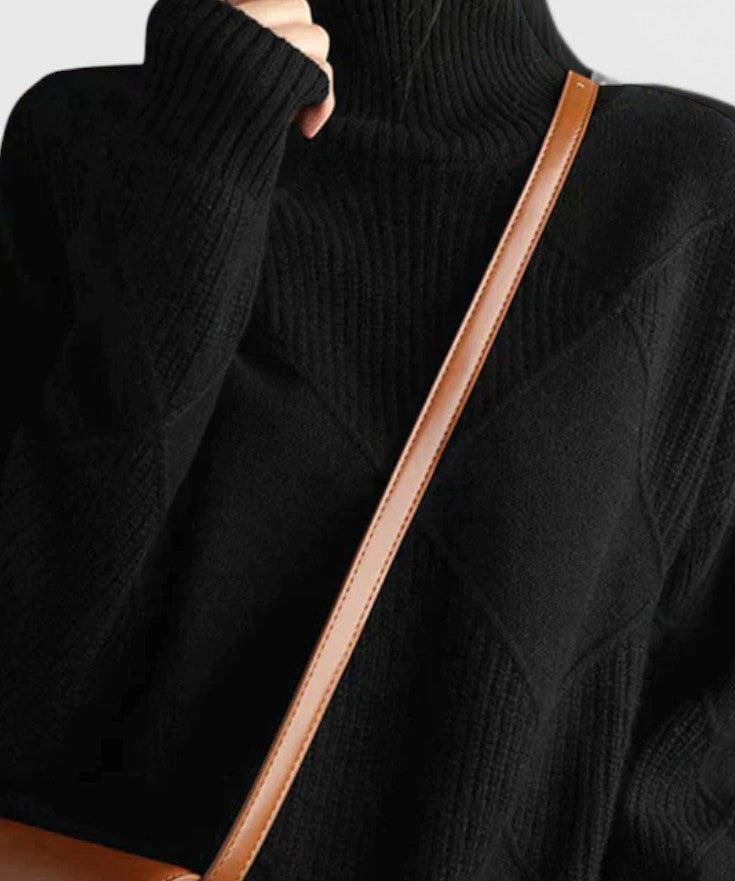 Jasmine Cashmere High Neck Jumper