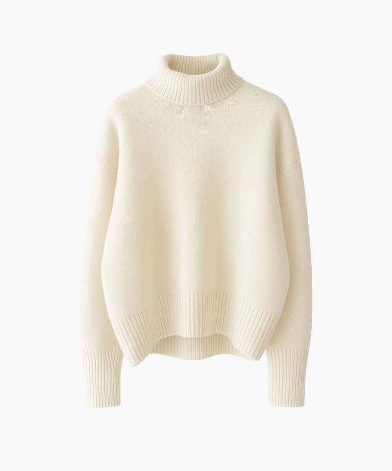 SOFT JUMPER WITH HIGH NECK