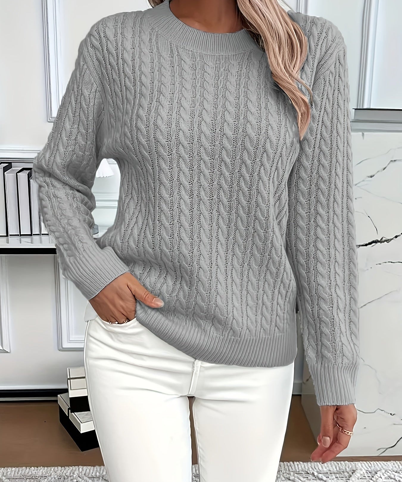 Bernila – Cable Knit Sweater