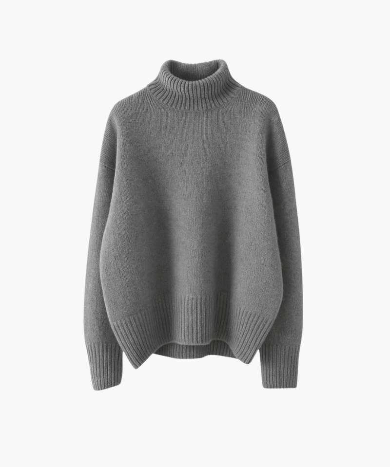 SOFT JUMPER WITH HIGH NECK