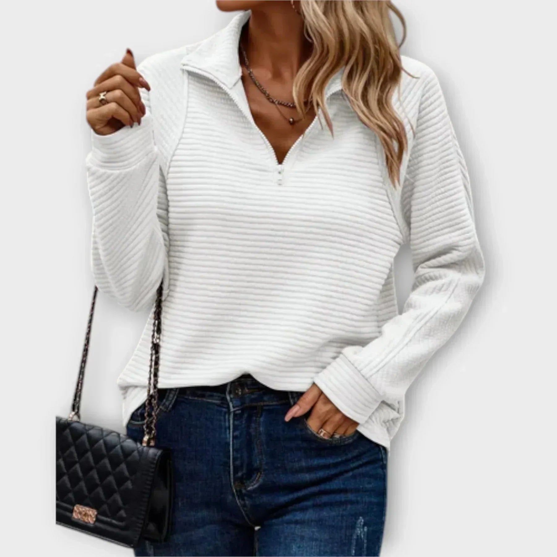 Olivia - Half-Zip Sweater