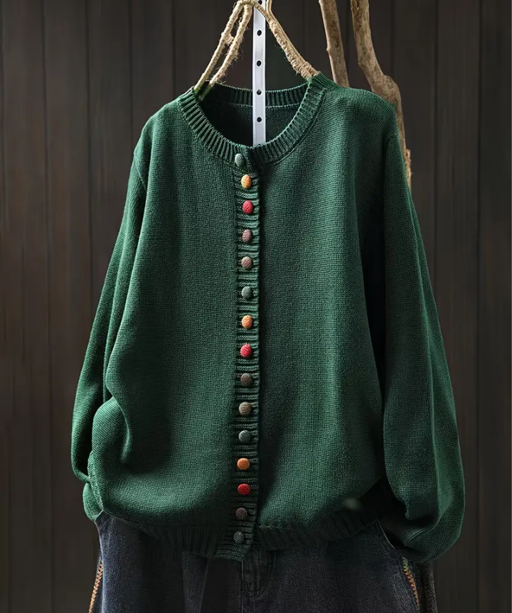 Esmeralda – elegantní propínací svetr