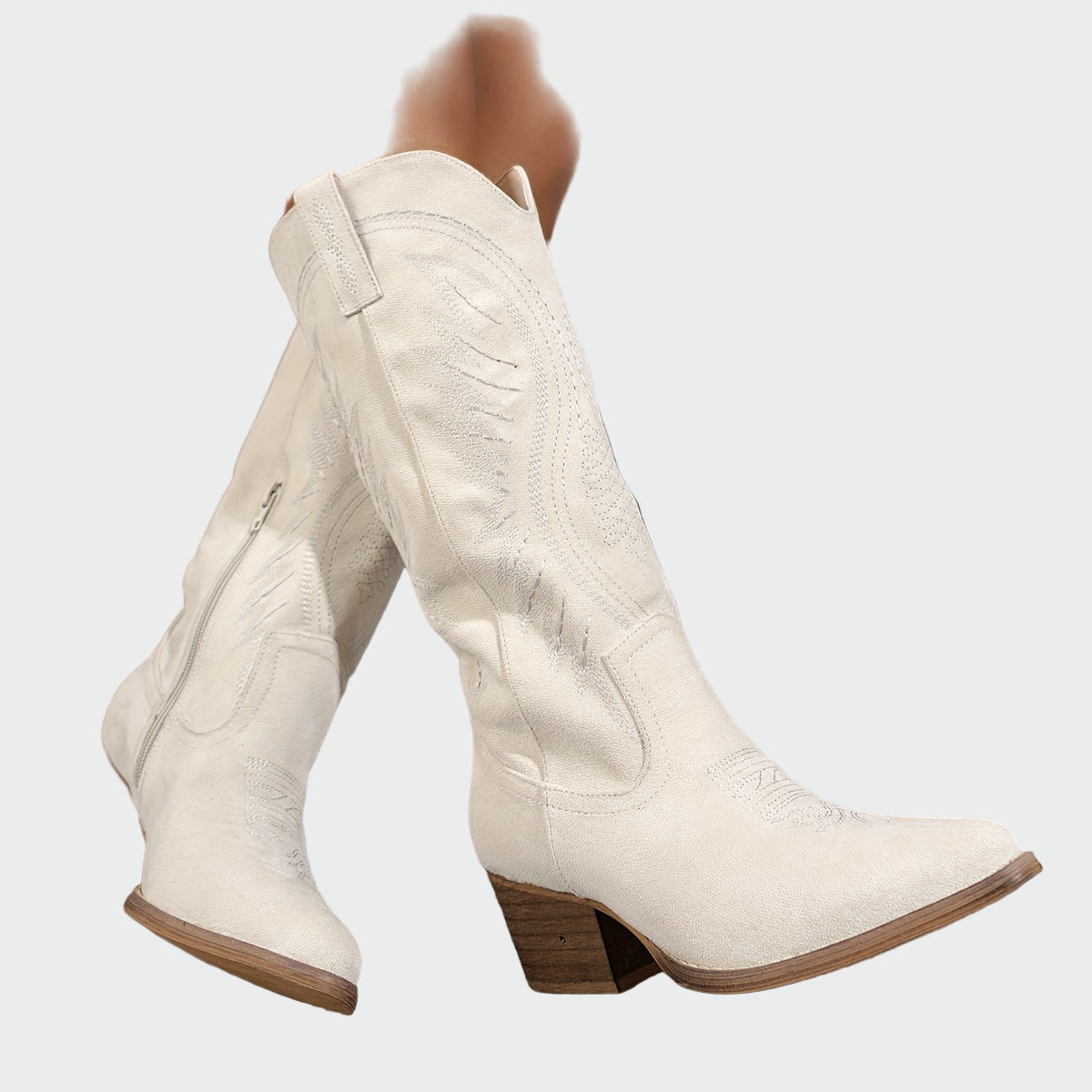 Botas western elegantes bordadas