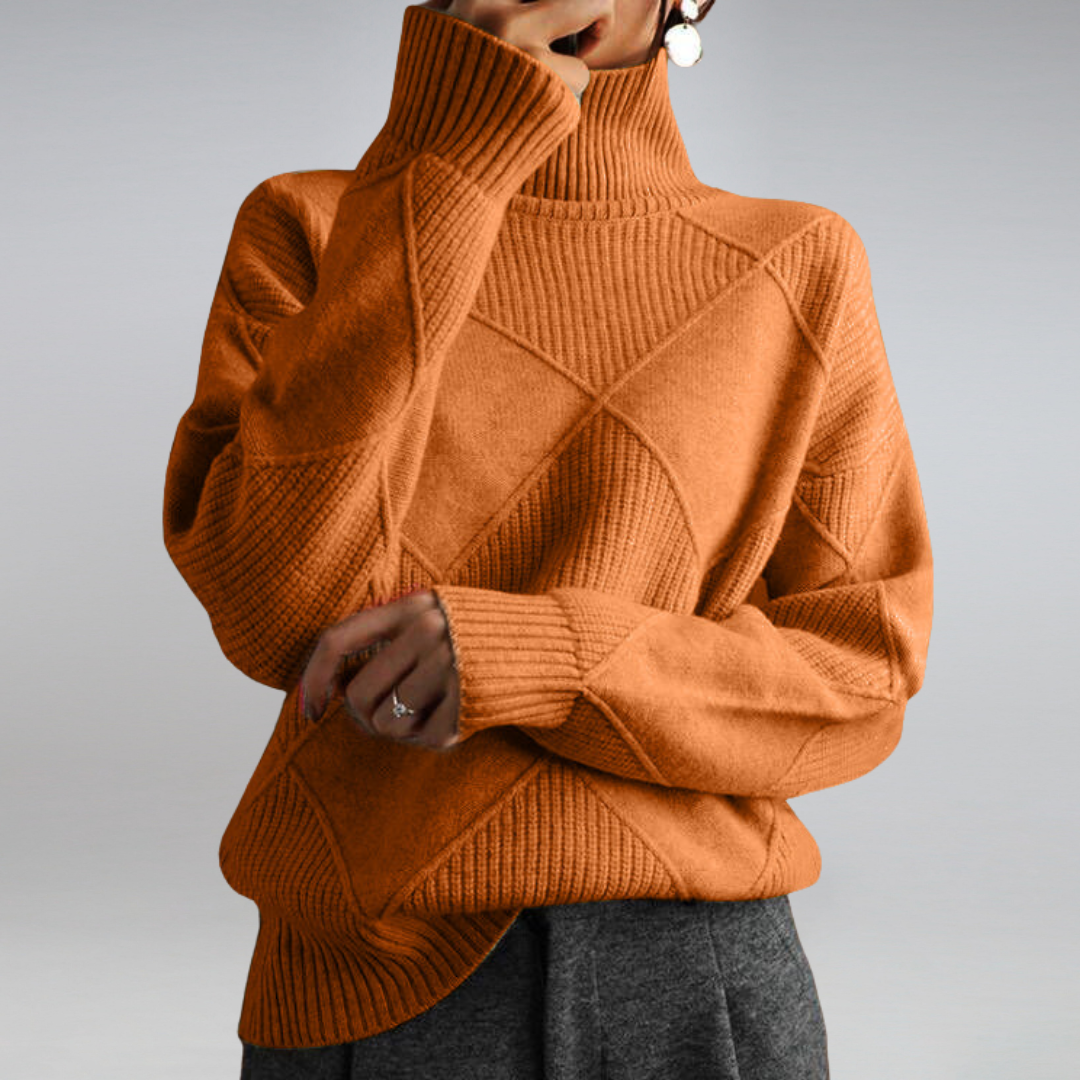 Darcy - Oversized High Neck Sweater