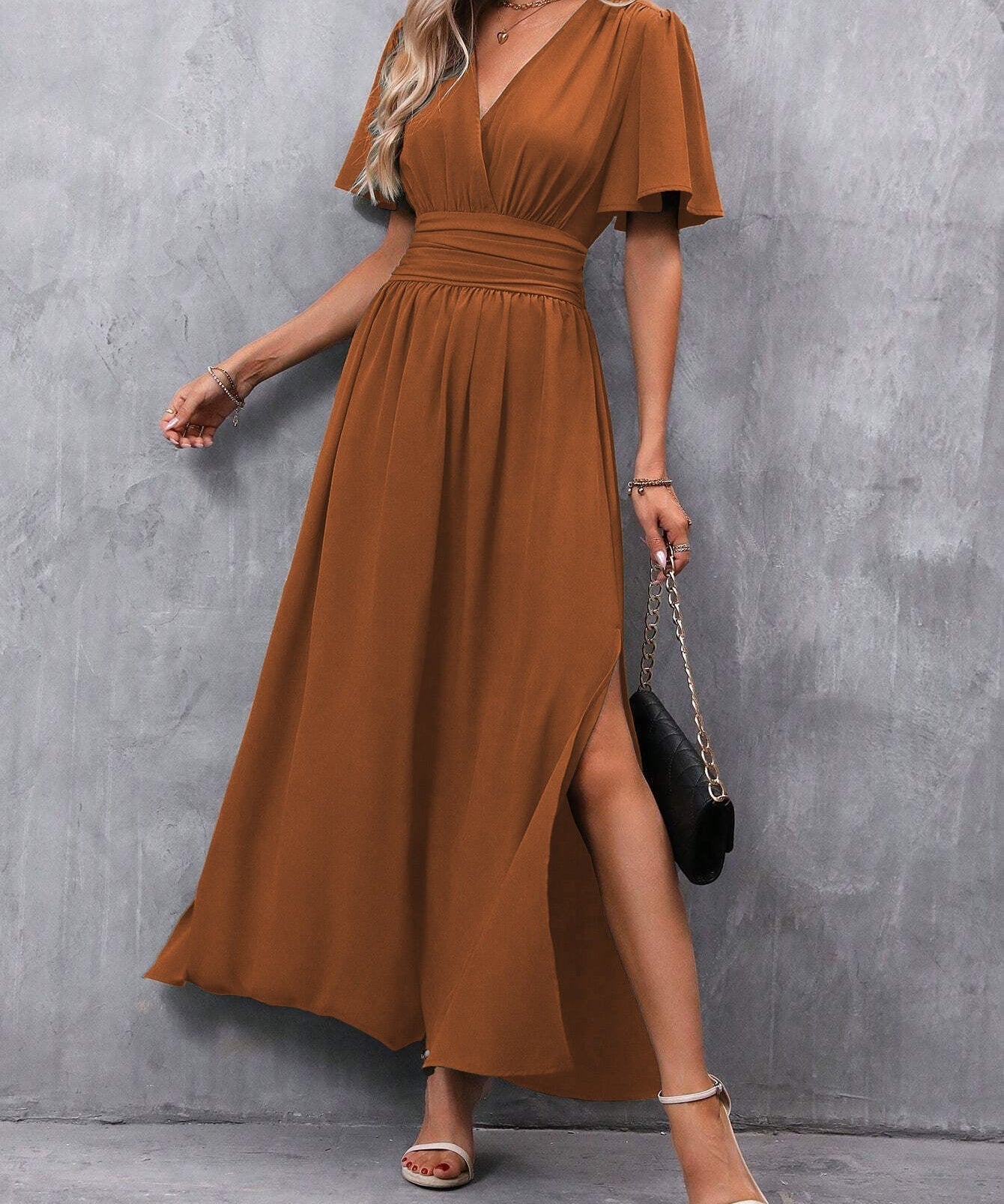 Eterna – elegantní maxi šaty černé