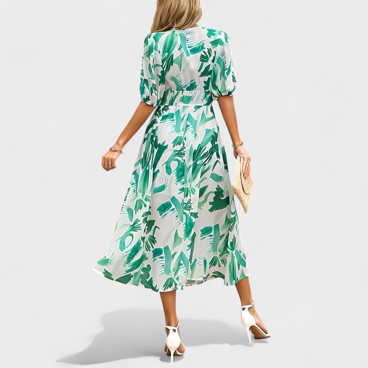 Clara - Elegante vestido floral midi