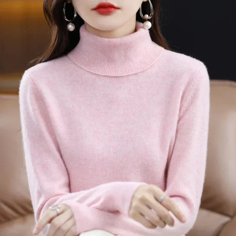Amara | Cashmere Roll Neck Jumper