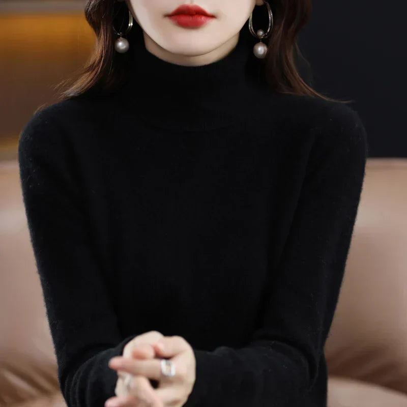 Amara | Cashmere Roll Neck Jumper