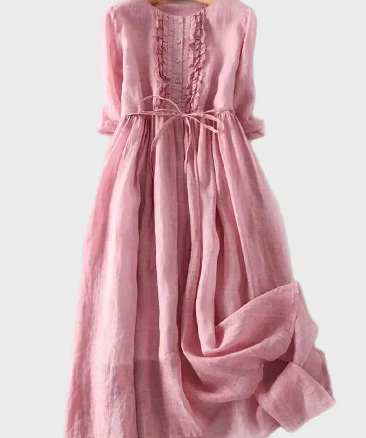 Vestido longo minimalista