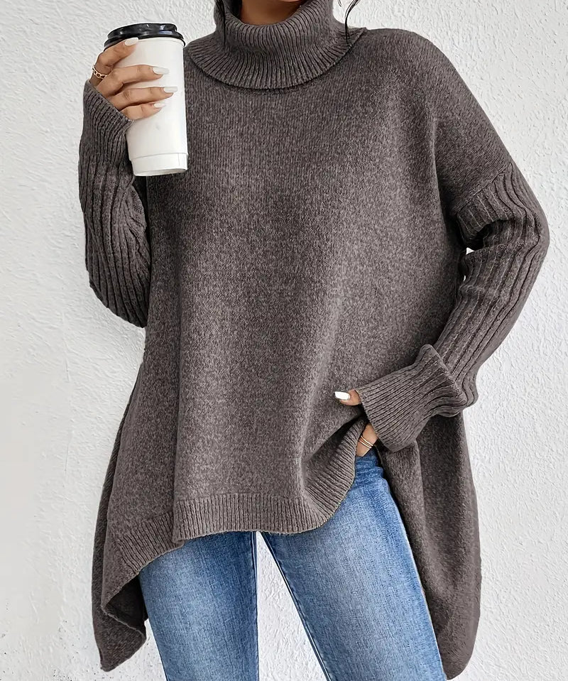 Paola - HIGH NECK MAXI JUMPER