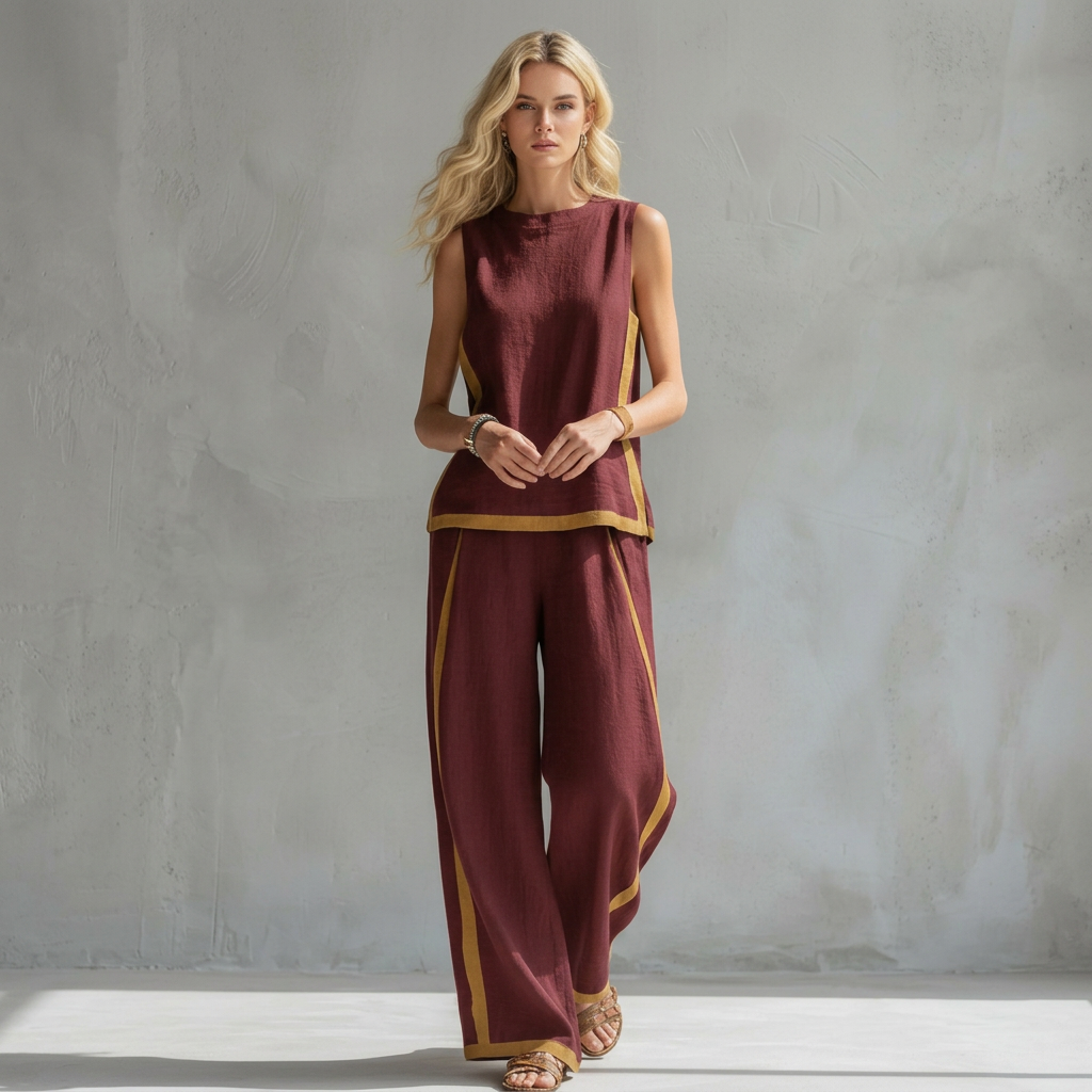 Teresa - Elegantní lněný set