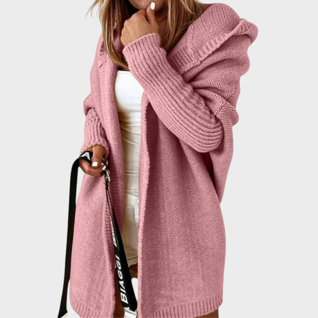 Marcela | Oversized Pletený Kardigan s Kapucí