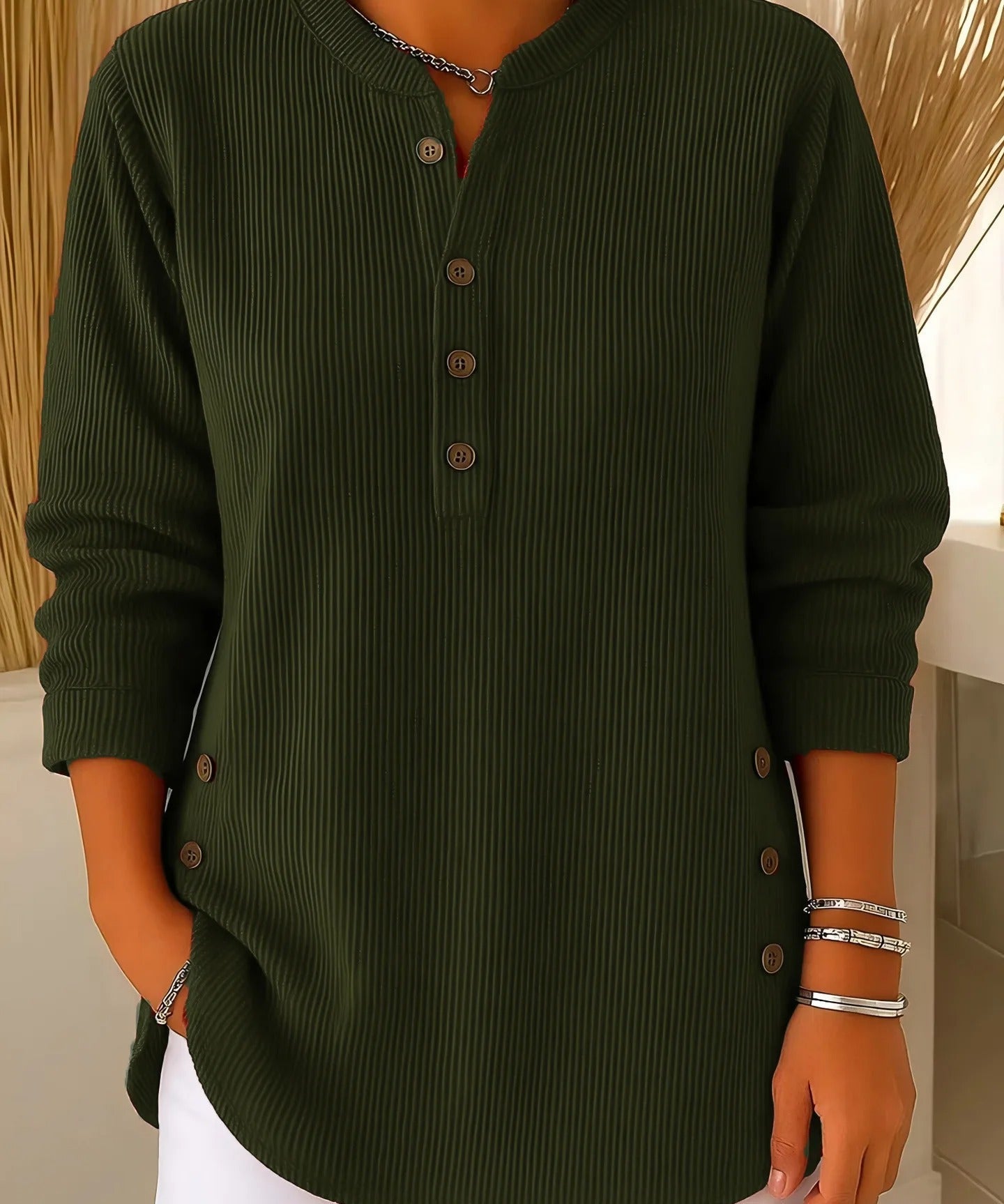 Elise Plain Knit Jumper with Long Sleeves