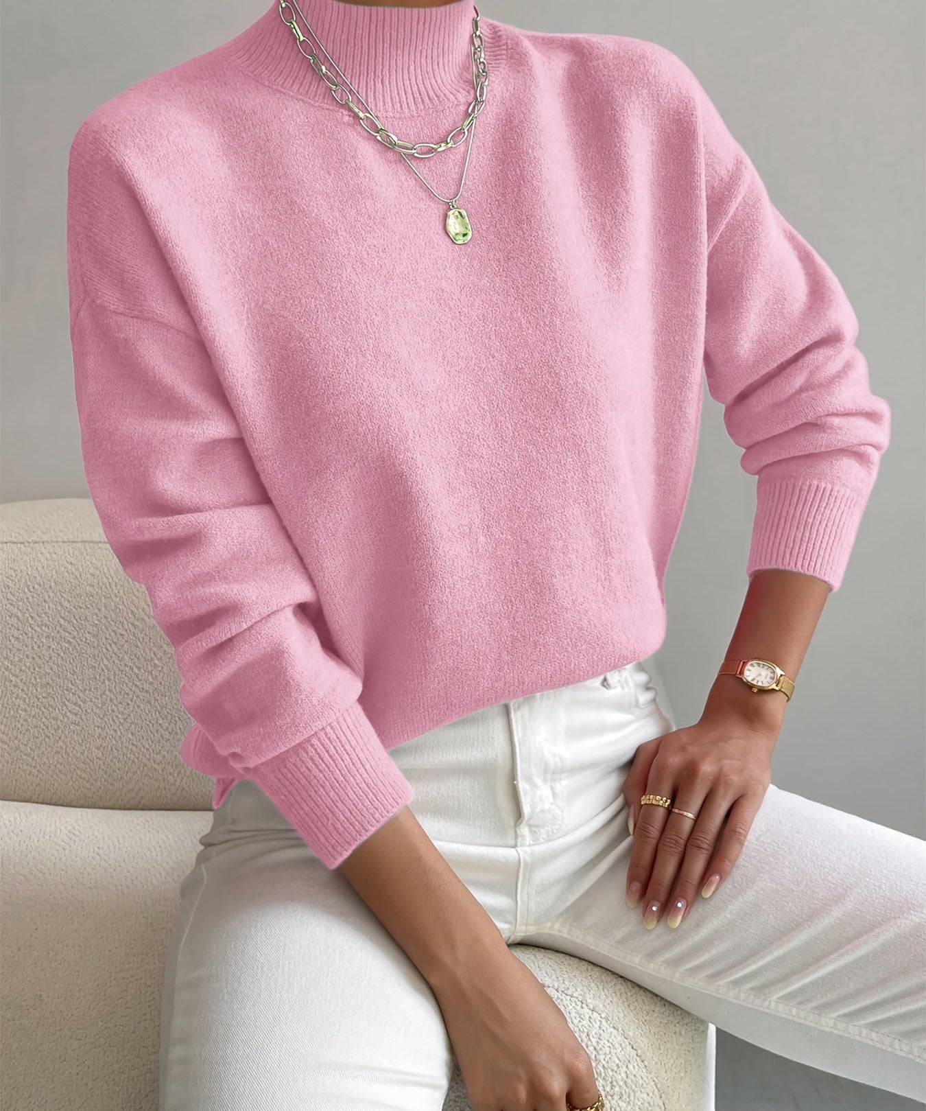 Elena - Pletený svetr s moderním designem
